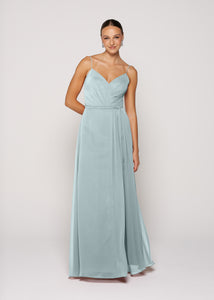 angel bridesmaid dresses NWT Revelry Gwen Satin Angel Sleeves Terracotta Rust Maxi Bridesmaids Dress 26