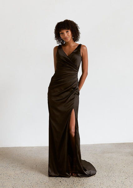 birch silk dress Reformation Birch Silk Dress In Crista