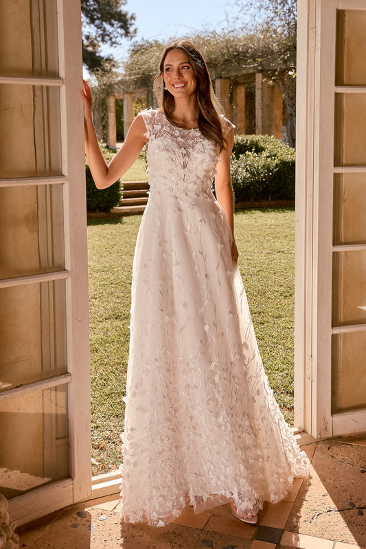 Cerise Wedding Dress