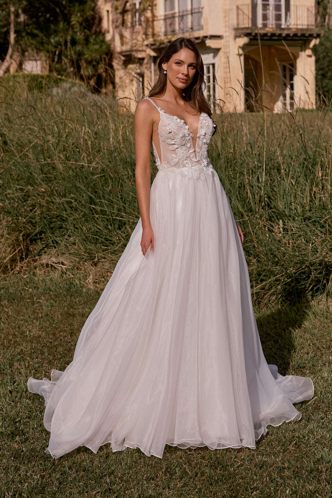 open lace back dress Jolie Wedding Dress – Tania Olsen Designs