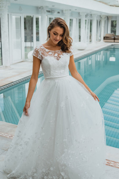 lace wedding top