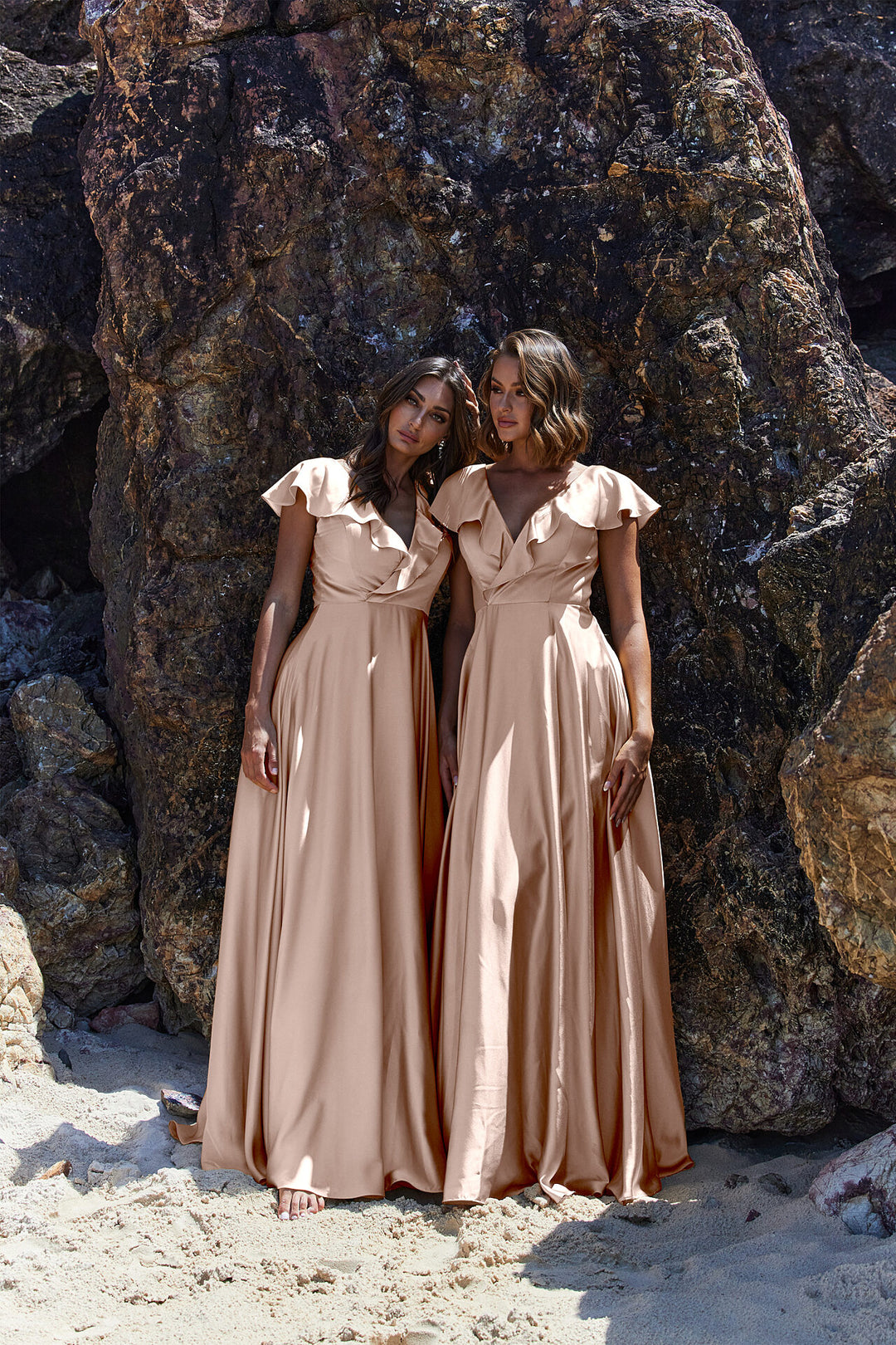 loose fitting bridesmaid dresses LaDivine 7497 Prom Dress - Sage main image 0