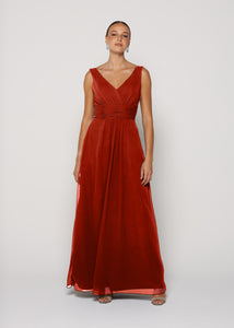 amber bridesmaid dress Dear Cleo Bridesmaids in Amber Gianna Dress